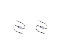KSJOAIDDE 2 set of Recordings Audio Cable Premium Two Way Transcription for Laptop PC Smartphone 3.5 mm
