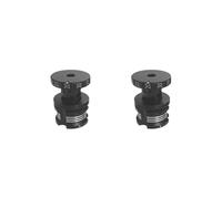 KSJOAIDDE 2 set of Ride Height Gauge 20-30 mm Easy to Use for 1:8 1:10 RC Off Road Accessory DIY Black Sliver