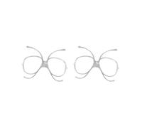 KSJOAIDDE 2 set of Ski Goggles Insert Adapter Clear Anti Slip Flexible for Snowboard Sports Ski