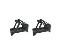 KSJOAIDDE 2 set of Thermal Label Holder Detachable for Rolls and Fanfold Labels Office Delivery Black