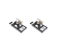 KSJOAIDDE 2 set of VHS C Cassette Adapter Professional Store Adaptor 12 mm Svhs Svhs-c to VHS