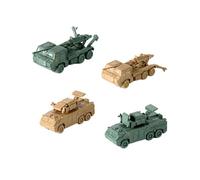 KSJOAIDDE 4 Pcs 1:144 Scale Reconnaissance Vehicles Miniature Tanks for Adults Boys