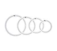 KSJOAIDDE 4 Pcs Dampening Drum Mute Rings Drum Parts Accs Sturdy Practical Portable 16in 14in 13in 12in Type A