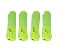 KSJOAIDDE 4 Pcs Horse Boots Support Reusable Breathable Protection Comfortable Leg Covers L Lawngreen