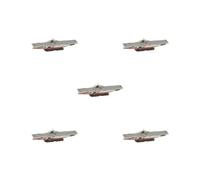 KSJOAIDDE 5 set of 1/2000 Model Warships Ship Kits DIY Assembled Collection Building Model Kits Essex 15 cm