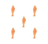 KSJOAIDDE 5 set of 1/64 Scale People Figure Character Doll for Micro Landscape Miniature Scene han 2.8-3.0 cm