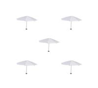 KSJOAIDDE 5 set of 10.6In DSLR Camera Hot Shoe Umbrella Accessory Lightweight Shade Protector Silvery