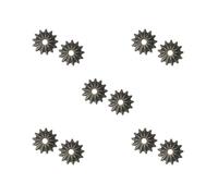 KSJOAIDDE 5 set of 2pcs Metal Diff Bevel Gears Differential Pinion Cogs for Slash Parts