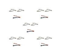 KSJOAIDDE 5 set of 2Pcs Western Horse Spur Premium Cowboy Spur for Competition Boots Training with Strap