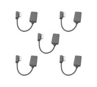 KSJOAIDDE 5 set of Car Audio Cable Adapter Bluetooth 4.0 AUX Music Interface AMI for Audi