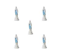 KSJOAIDDE 5 set of Holy Mother Figurine Artwork Sculpture Collectible for Bookcase Office Decor