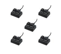 KSJOAIDDE 5 set of Mechanical Gaming Keyboard Backlit 2 Key for Audio Programming Gaming Switch Black