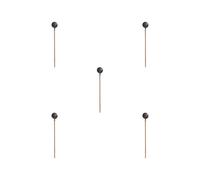 KSJOAIDDE 5 set of Music Instrument Mallet Friction Gong Mallet for Acoustic Percussion Playing S black