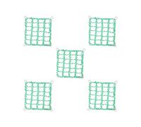 KSJOAIDDE 5 set of Pet Hanging Hammock Play Rat Toy Bird Rope Net for Cockatoo Parrot Cockatiel green 32x25 cm