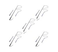 KSJOAIDDE 5 set of Retractable Dog Interactive Stick Extendable Flirt Pole Funny Chasing Toy Black 89 cm