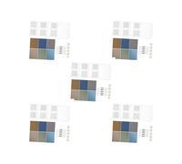 KSJOAIDDE 5 Set of Sashiko Coaster Kit Embroidery Starter Kit for Quilting Art Craft Patchwork Set B