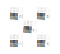 KSJOAIDDE 5 Set of Sashiko Coaster Kit Embroidery Starter Kit for Quilting Art Craft Patchwork Set C