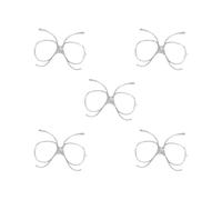 KSJOAIDDE 5 set of Ski Goggles Insert Adapter Clear Anti Slip Flexible for Snowboard Sports Ski