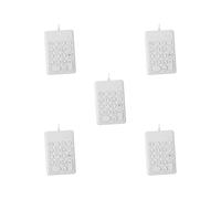 KSJOAIDDE 5 set of USB 18 Keys Numpad Keyboard Universal Durable Plug and Play Stylish White 269key White 13.6x9.2 cm