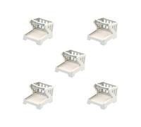 KSJOAIDDE 5 set of White Thermal Label Holder Durable Length 145 mm for Rolls and Fanfold Labels