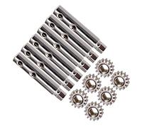 KSJOAIDDE 6Pcs Guitar Tuning Pegs Tuners Machine Heads Gear and Pins Parts Type8 Type 8