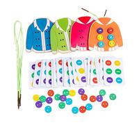 KSJOAIDDE Busy Board Threading Lacing Children Early Educational Toys Lacing Sewing