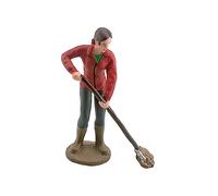 KSJOAIDDE Farmer People Figures Realistic Farm Keeper Figurines for Reward Gift woman farmer