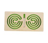 KSJOAIDDE Maze Toy Activity Board Left and Right Brain Development Toy for Party Favor Green