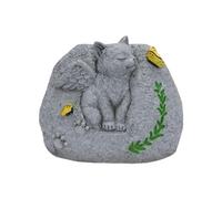 KSJOAIDDE Memorial Stone for Cat Decoration Cat Tombstone for Yard Outside Outdoor