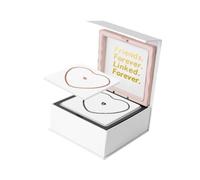 KSJOAIDDE Permanent Bracelet Kit Portable for Anniversary Date Activity Valentines Day 1 Black 1 Rose Golden 12x12x5 cm