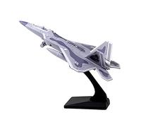 KSJOAIDDE Simulation 1:100 USA F-22 Raptor Aircraft Model Plane with Stand Decor gray