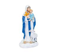 KSJOAIDDE The Mother God Figure Tabletop Outdoor Garden Religious Saint Mary Statue