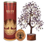 KSJONE Amethyst Crystal Tree of Life Handmade Feng Shui Bonsai Crystal Healing Money Tree | Boho Decor | Home Decor Trees for Positive Energy, Money, Good Luck Birthday Gifts for Women, Mom