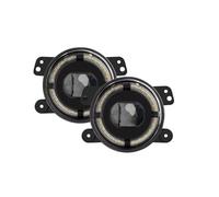Ksjosji front light 4Inch Led Fog Lights Halo Ring DRL Fog Lamp For AM General For Hummer H1 & H2 1992 1993 1994 1995 1996 1997 1998-2009 Headlight Assembly(2piece)