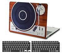 KSK KAISHEK Compatible with Macbook Air 13 inch Case 2018-2021 Release Retina Display Model A2337 M1 A2179 A1932, Plastic Hard Protective Shell & Black Keyboard Cover, Vintage Music Player