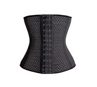 KSKshape Waist Trainer Corset for Weight Loss Breathable Shapewear Back Support Girdle, Black-9.8 Inches Height, 5X-Large