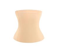 KSKshape Waist Trainer Shapewear Tummy Control Body Shaper Breathable Waist Cincher, Beige,XL