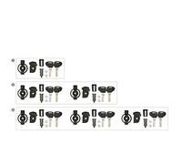 KSL102 - Kappa Set of 2 key locks with corresponding bush for 2 suitcases