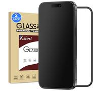 Ksleri 2 Pack Matte Glass Screen Protector for iPhone 16 Plus/iPhone 15 Plus, Anti-Glare Anti-Fingerprint, No Dazzling, 9H Tempered Glass Film, Dynamic Island Compatible
