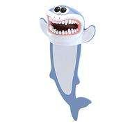 Kslogin 3D Shark Bookmarks, Cartoon Ocean Squashed Animals Funny Gifts Novelty for Kids Students, Cute Ocean Series