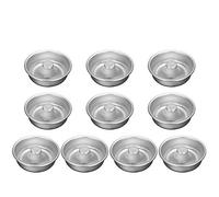 Kslong 10PCS Individual Donut Pan, Sturdy Anodized Aluminum Alloy, Non Stick, DIY Doughnut Cake Mould, Bakery Baking Tools Bakeware for Baking Muffins, Cupcakes