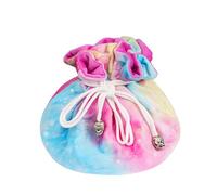 KSNDie DND Dice Bags Large with Pockets Rainbow Storage Bag Star Pattern for Dungeon and Dragons RPG Game - Capacity 200+ Dice