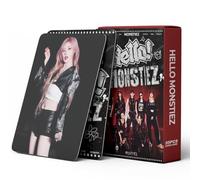 KSOIQPU 55pcs Baby Monster Photocards, Hello Monstiez, Kpop Photocard, a, A