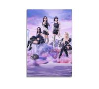 KSOXDAITIP Black Pink Music Anime Poster Poster Decorative Painting Canvas Wall Posters And Art Picture Print Modern Family Bedroom Decor Posters 08x12inch(20x30cm)