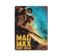 KSOXDAITIP Mad Max - Fury Road Movie Poster Wall Decor Art Metal Tin Poster Modern Home Decor Art Metal Poster Home Bar Shop Decorations Vintage Sign Gift 15.7"x11.8"