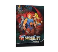 KSOXDAITIP Retro TV Show Thundercats Poster Thundercats Classic Poster Decorative Painting Canvas Wall Posters And Art Picture Print Modern Family Bedroom Decor Posters 08x12inch(20x30cm)
