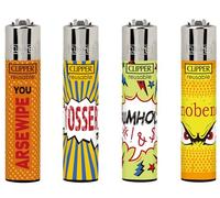 Ksp partners ltd e-commerce 4 x CLIPPER LIGHTERS - (3 X NAUGHTY WORDS)