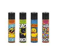 Ksp partners ltd e-commerce 4 x CLIPPER LIGHTERS - (ANIMAL LIFE 2)