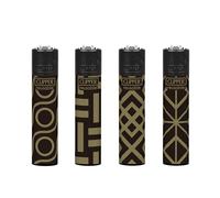Ksp partners ltd e-commerce 4 x CLIPPER LIGHTERS - (ELEGANT)