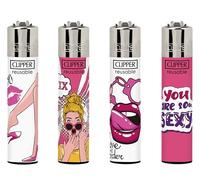ksp partners ltd e-commerce 4 X CLIPPER LIGHTERS (SEXY PINK)